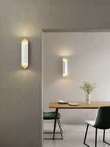 Astro Ako 600 Phase Matt White/Gold Interior Wall Light