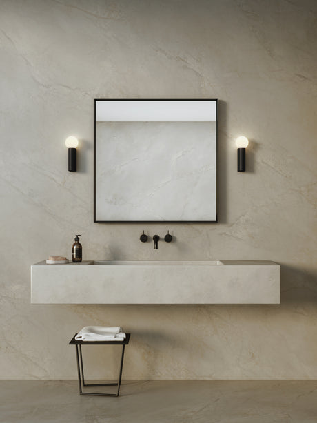 Astro Ortona Single Matt Black Bathroom Wall Light