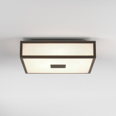 Astro Mashiko 300 Square Bronze Bathroom Ceiling Light