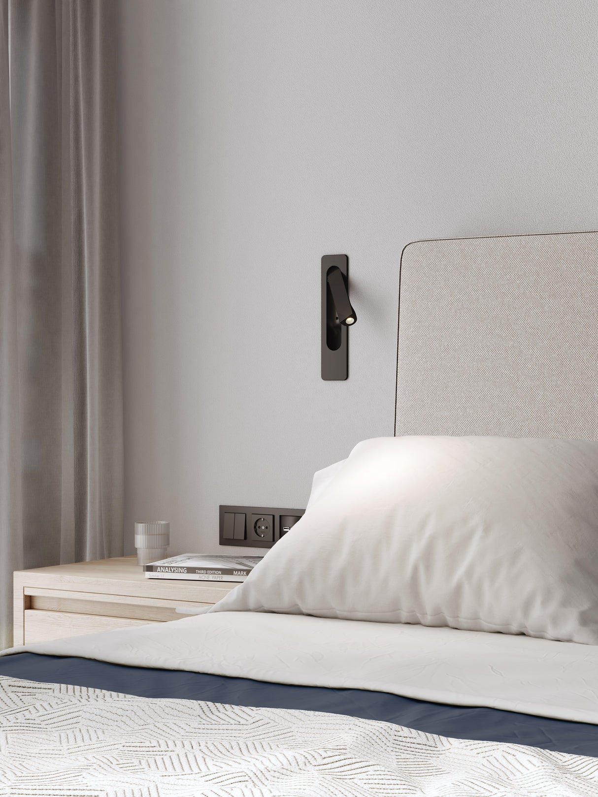 Astro Keta Matt Black Interior Reading Light