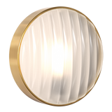 Astro Montreal Round 300 PVD Brushed Brass Coastal Wall Light