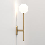 Astro Tacoma Single Grande Antique Brass Bathroom Wall Light