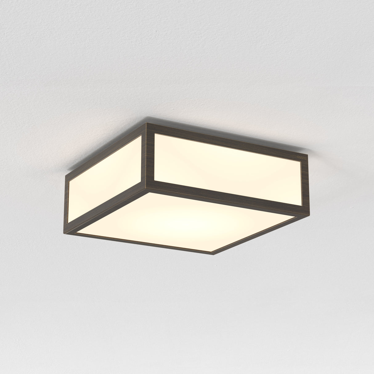 Astro Mashiko 200 Square Bronze Bathroom Ceiling Light