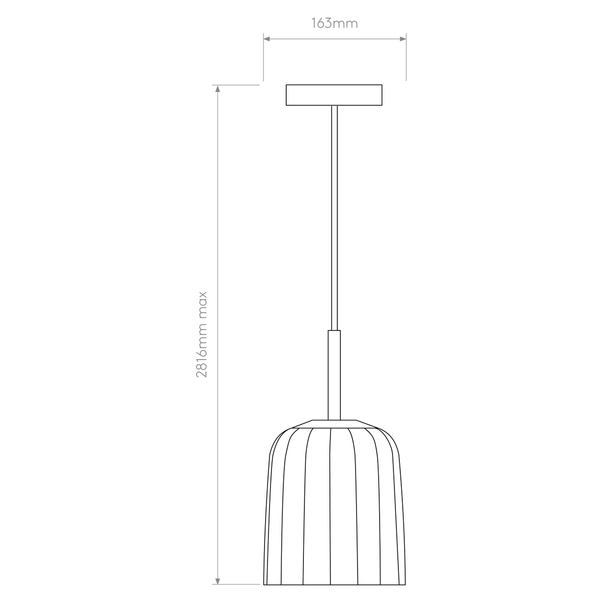 Astro Veo Pendant 180 Bronze Interior Pendant Light