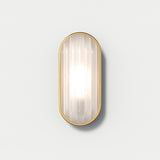 Astro Montreal Oval PVD Brushed Brass Coastal Wall Light