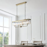 Amos Windsor Chandelier Bar Pendant Antique Brass