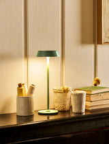 Garden Trading Winstone Rechargeable USB Slim Table Lamp Thistle Green