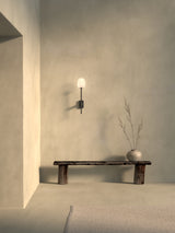 Astro Tacoma Single Grande Matt Black Bathroom Wall Light