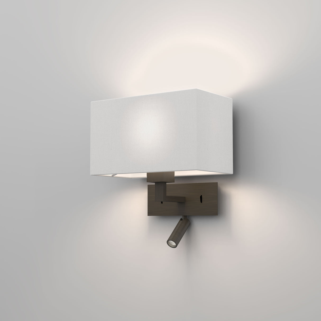 Astro Park Lane Reader LED Bronze Interior Combination Reader