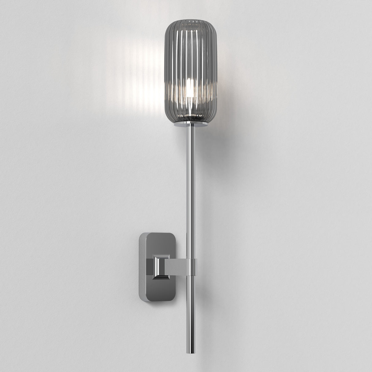 Astro Tacoma Single Grande Polished Chrome Bathroom Wall Light