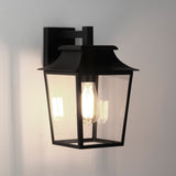 Astro Richmond Wall Lantern 200 Textured Black Outdoor Wall Light