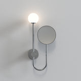Astro Orb Polished Chrome Bathroom Magnifying Mirror