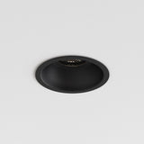 Astro Minima Slimline Round Fixed Fire-Rated IP65 Matt Black Bathroom Downlight