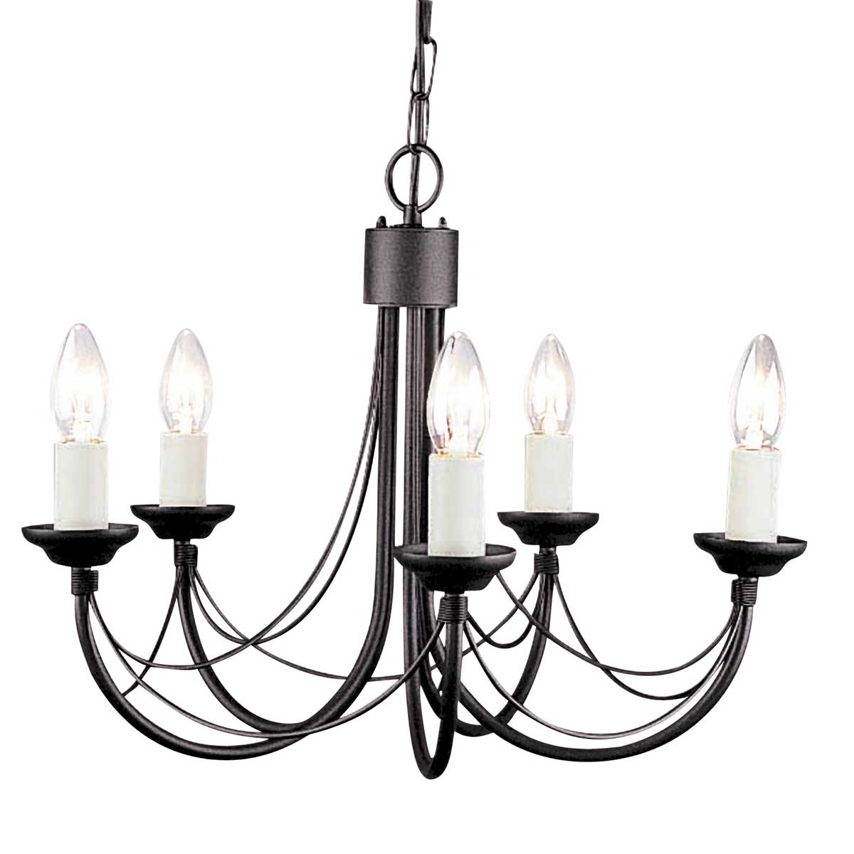 Elstead Carisbrooke 5 Light Chandelier