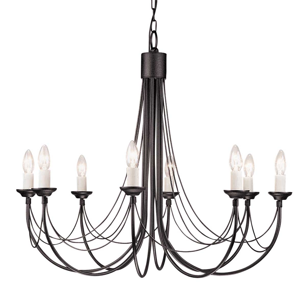 Elstead Carisbrooke 8 Light Chandelier