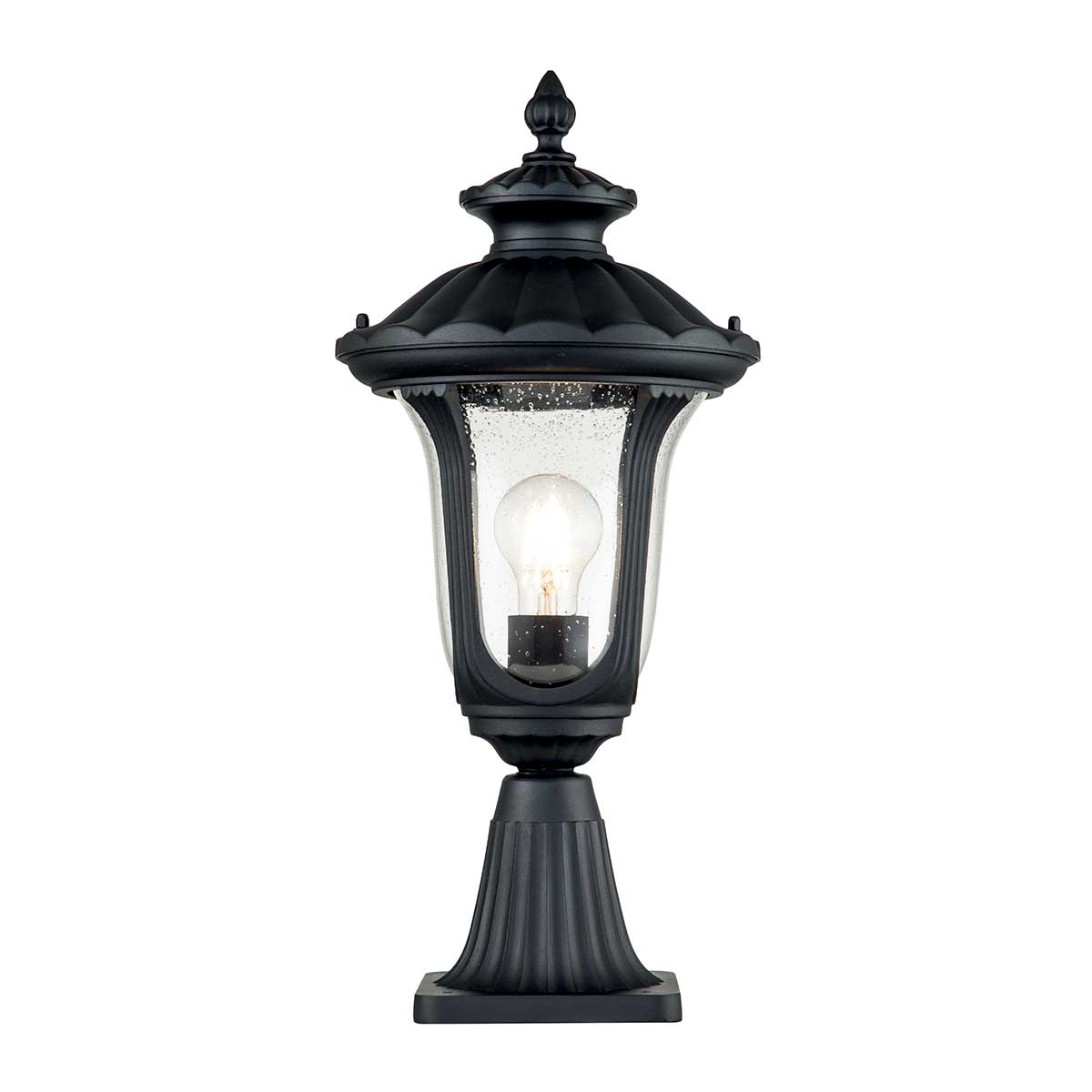 Elstead Chicago 1 Light Small Pedestal Lantern