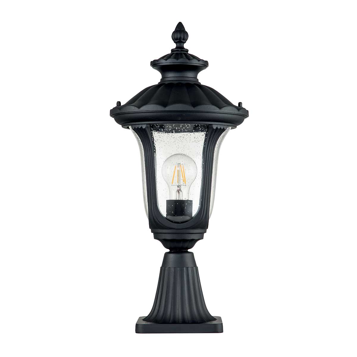 Elstead Chicago 1 Light Small Pedestal Lantern