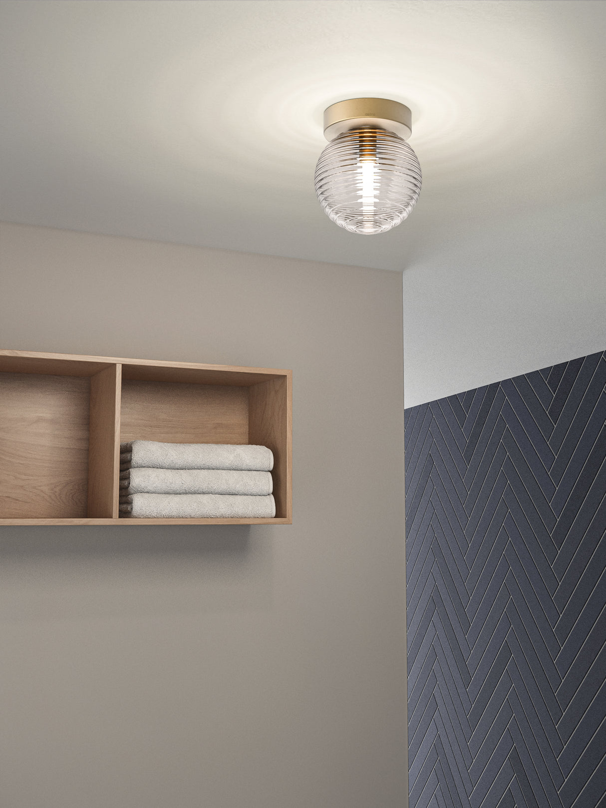 Astro Tacoma Surface Antique Brass Bathroom Wall/Ceiling