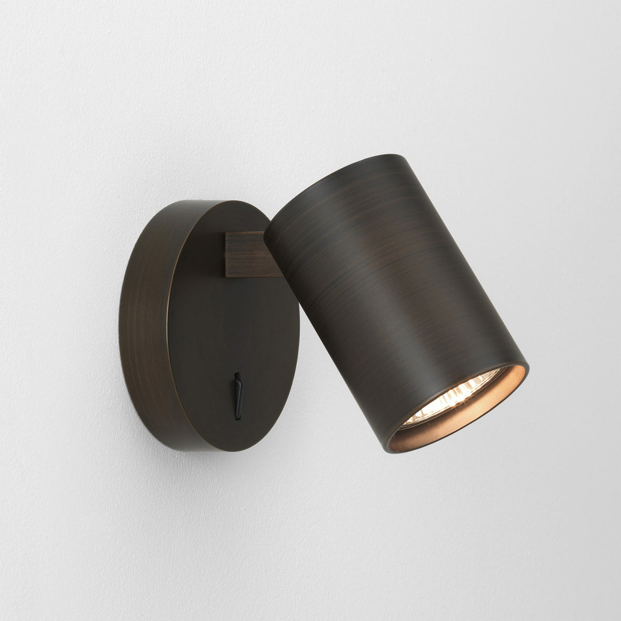 Astro Ascoli Single Switched Bronze Interior Reading Light