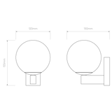 Astro Sagara Matt Black Bathroom Wall Light