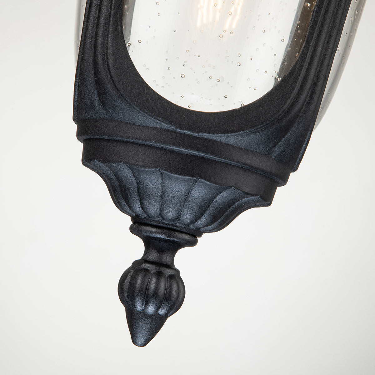 Elstead Chicago 1 Light Small Chain Lantern - Textured Black