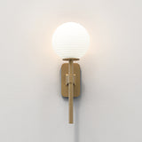 Astro Tacoma Single Antique Brass Bathroom Wall Light