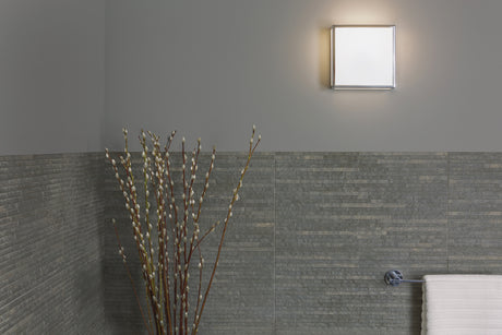 Astro Mashiko 200 Square Polished Chrome Bathroom Ceiling Light