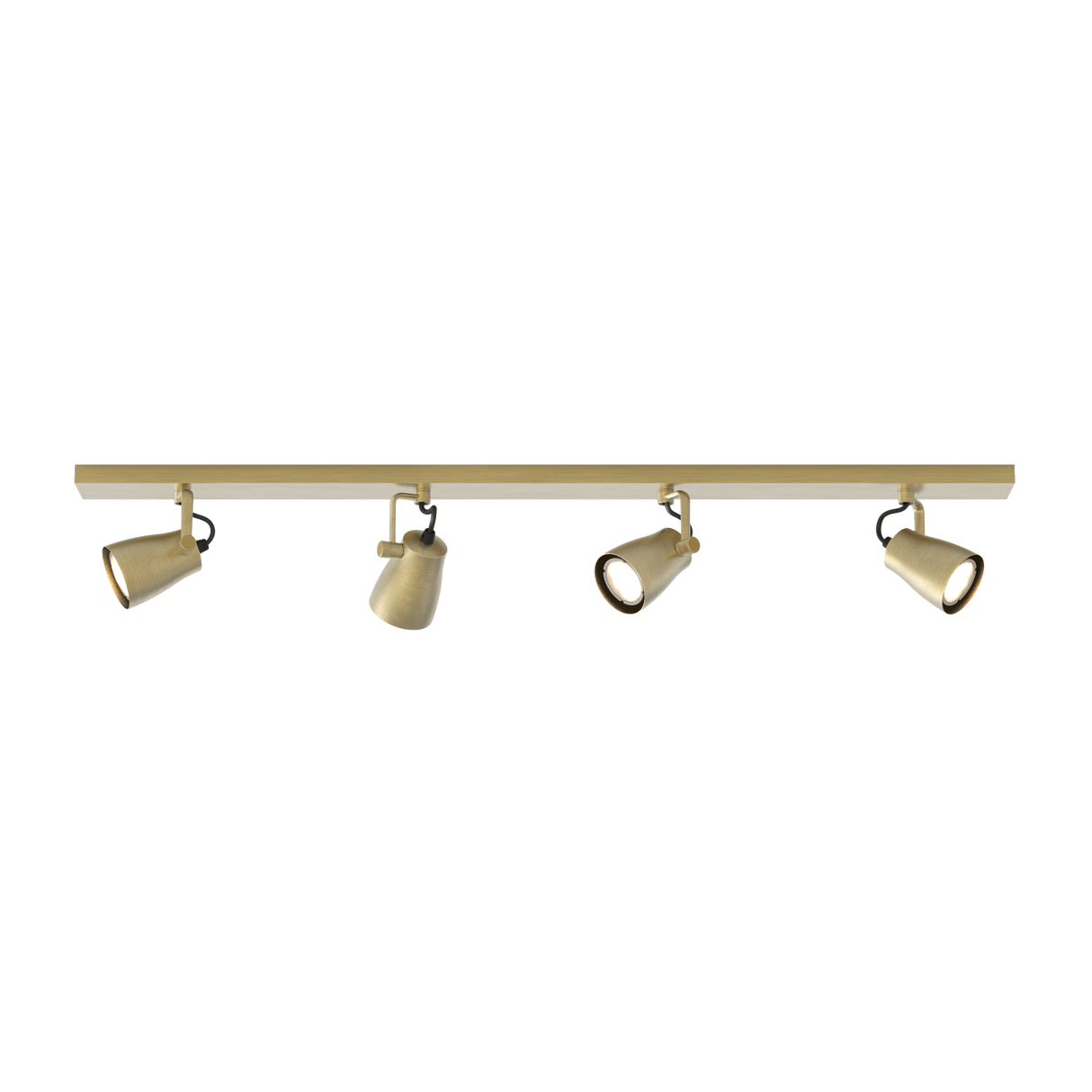 Astro Juno Four Bar Matt Brushed Brass Interior Spotlight