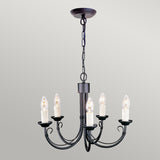 Elstead Chartwell 5 Light Chandelier