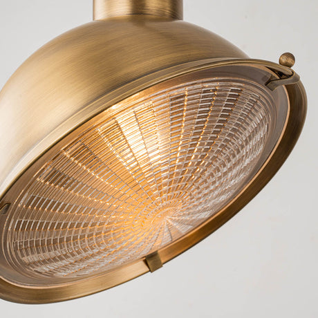 Elstead Chiswick 1Lt Brass Sign Light