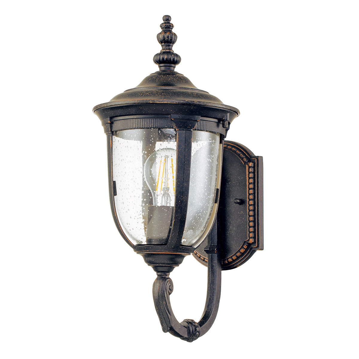 Elstead Cleveland 1 Light Small Wall Lantern Up