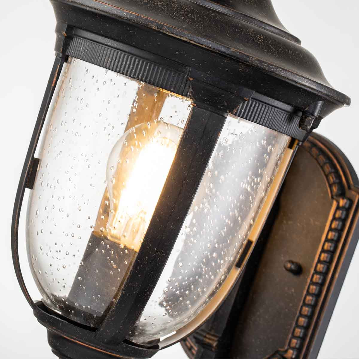 Elstead Cleveland 1 Light Small Wall Lantern Up
