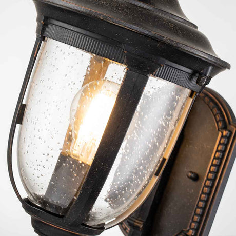 Elstead Cleveland 1 Light Small Wall Lantern Up