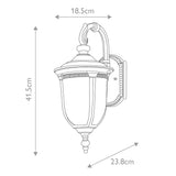 Elstead Cleveland 1 Light Small Wall Lantern Down