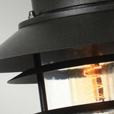 Elstead Copenhagen 1 Light Wall Lantern Black