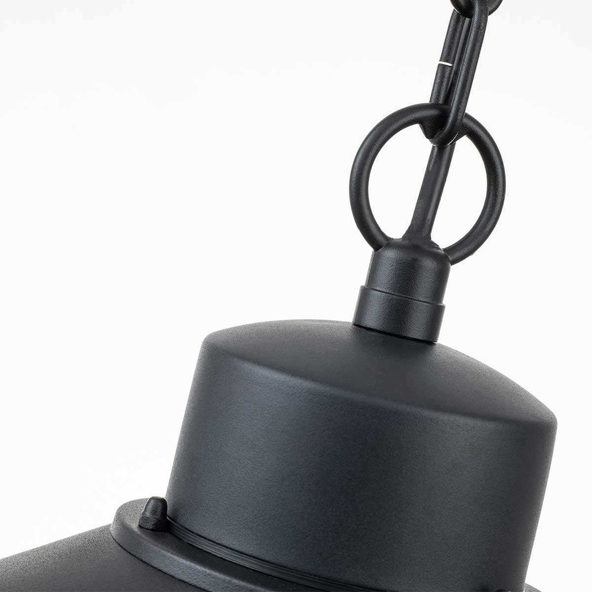Elstead Copenhagen 1 Light Chain Lantern Black
