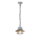Elstead Copenhagen 1 Light Chain Lantern Silver