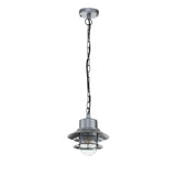 Elstead Copenhagen 1 Light Chain Lantern Silver