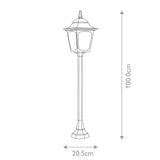 Elstead Chapel 1 Light Pillar Lantern