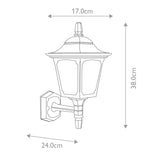 Elstead Chapel 1 Light Mini Up Wall Lantern