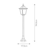 Elstead Chapel 1 Light Mini Pillar Lantern