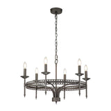 Elstead Crown 6 Light Chandelier