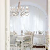 Elstead Christina 8 Light Chandelier