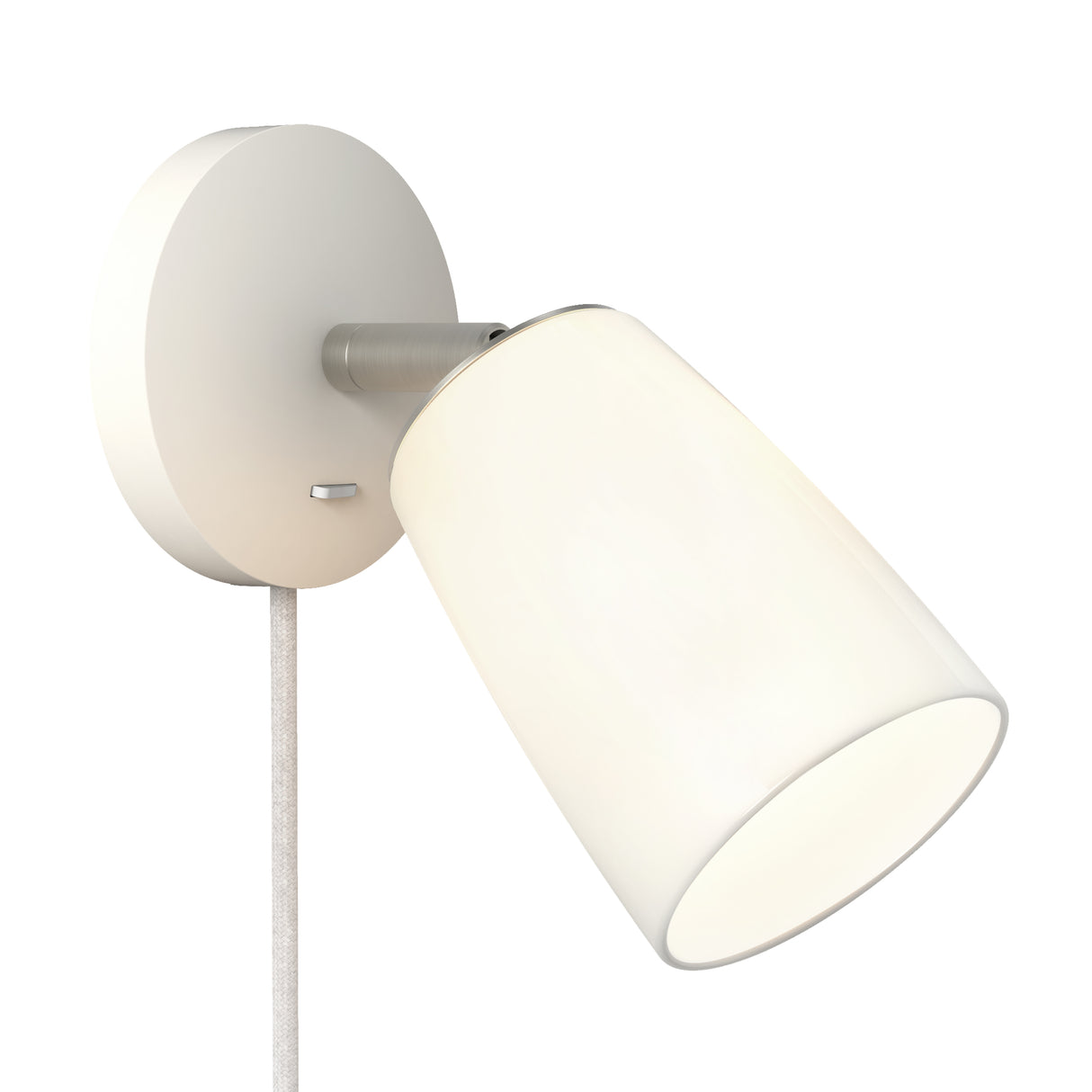 Astro Carlton Wall Plug-In Matt White Interior Wall Light