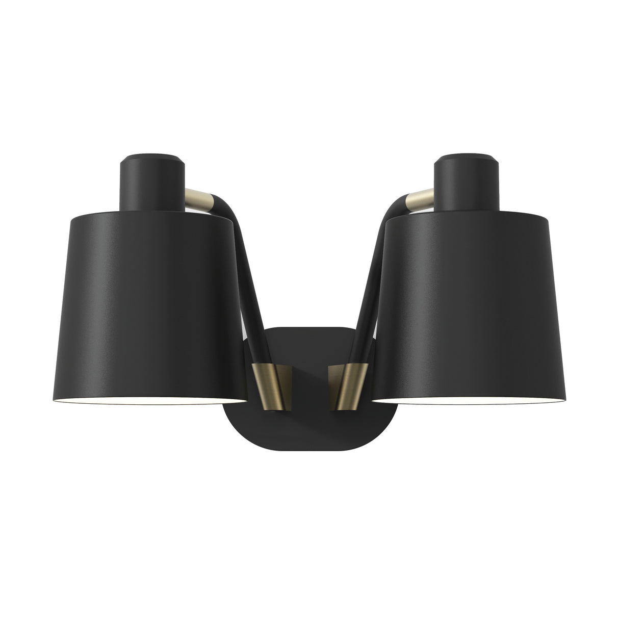 Astro Edward Twin Base Matt Black Interior Wall Light