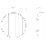 Astro Montreal Round 300 Brushed Stainless Steel Outdoor Wall Light