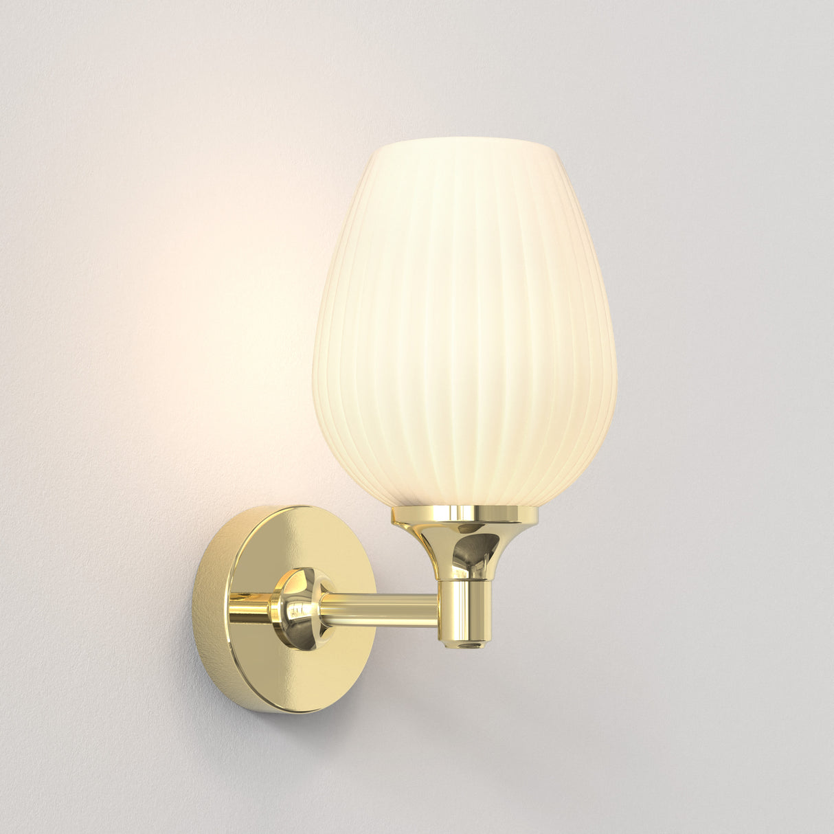 Astro Liberty Wall Polished Brass Bathroom Wall Light