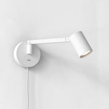 Astro Ascoli Swing Plug In Matt White Interior Reading Light