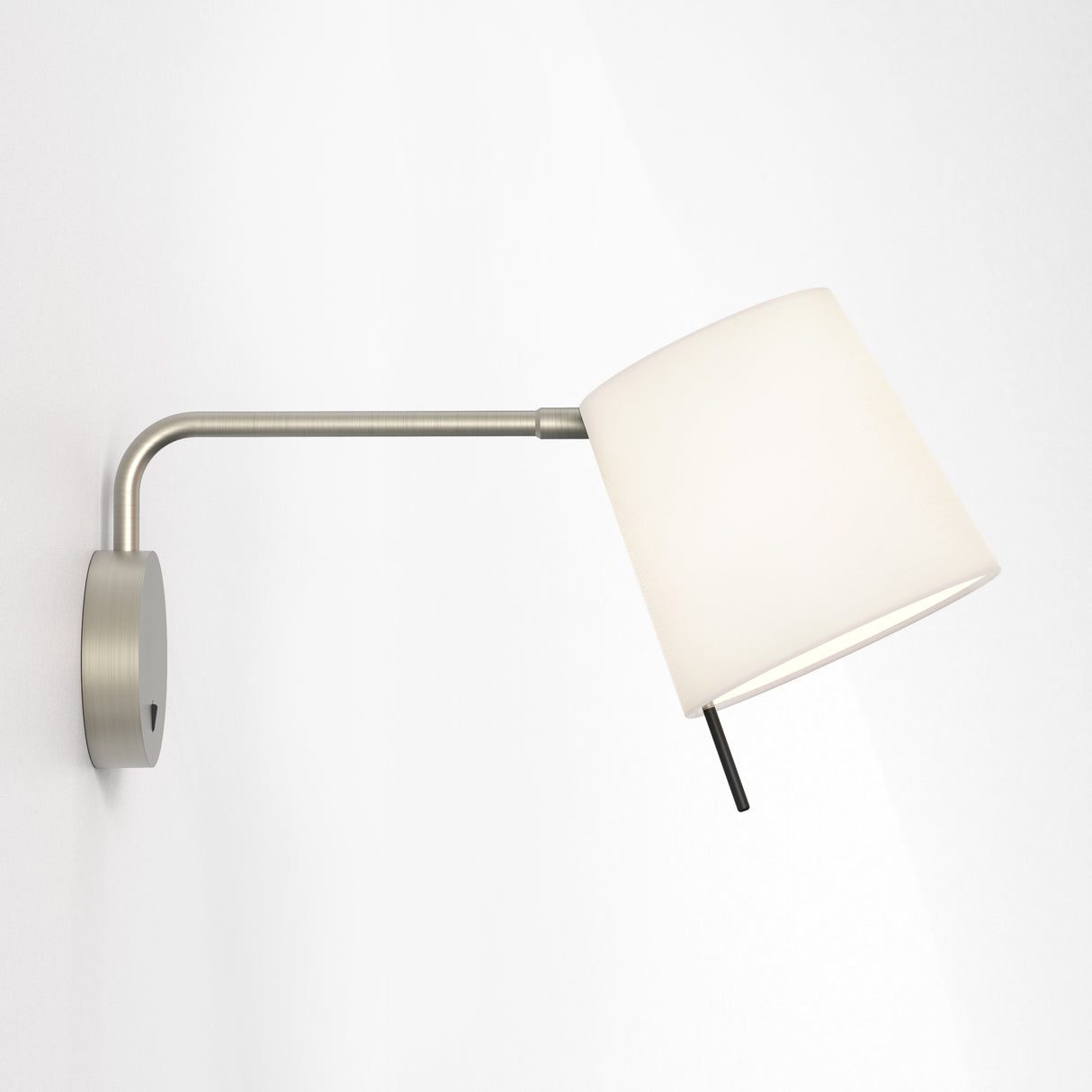Astro Mitsu Swing Arm Base Matt Nickel Interior Wall Light