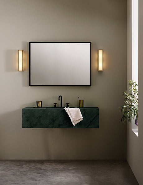 Astro Salerno Natural Brass Outdoor Wall Light